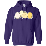 Sweatshirts Purple / S Kawaii Easter Chick and Eggs Pullover Hoodie