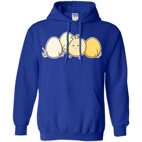 Sweatshirts Royal / S Kawaii Easter Chick and Eggs Pullover Hoodie