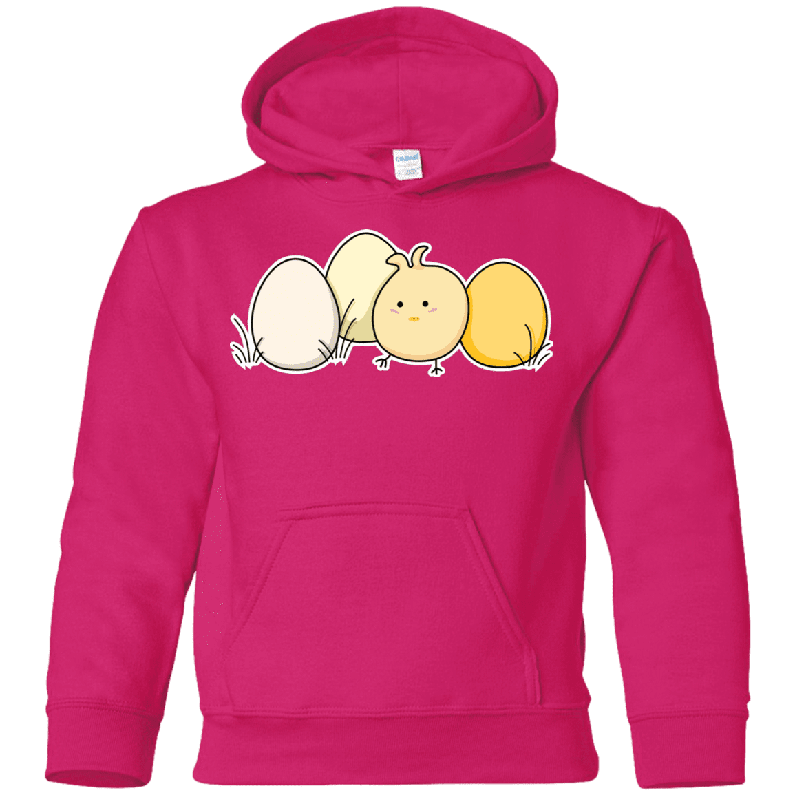 Sweatshirts Heliconia / YS Kawaii Easter Chick and Eggs Youth Hoodie