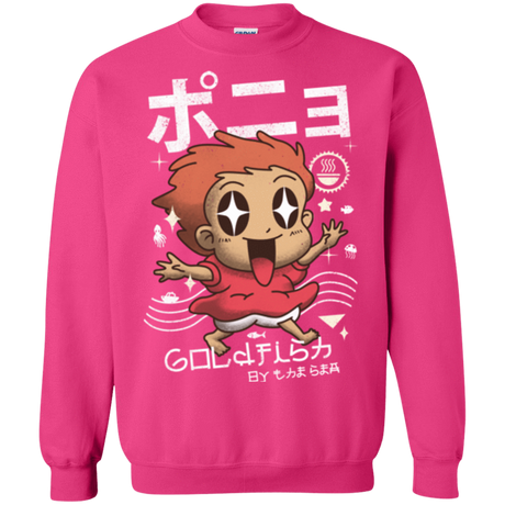 Sweatshirts Heliconia / Small Kawaii Gold Fish Crewneck Sweatshirt