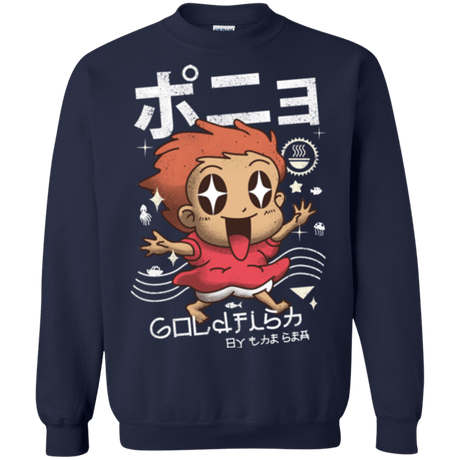 Kawaii Gold Fish Crewneck Sweatshirt