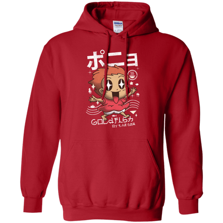 Sweatshirts Red / Small Kawaii Gold Fish Pullover Hoodie