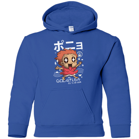 Sweatshirts Royal / YS Kawaii Gold Fish Youth Hoodie