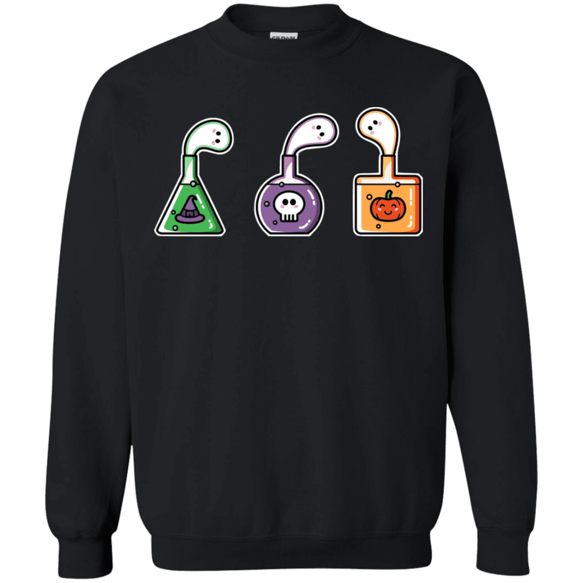 Sweatshirts Black / S Kawaii Halloween Potions Crewneck Sweatshirt