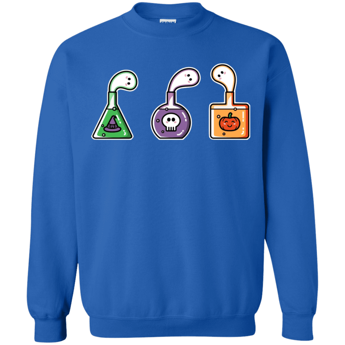 Sweatshirts Royal / S Kawaii Halloween Potions Crewneck Sweatshirt