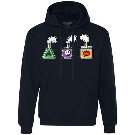 Sweatshirts Navy / S Kawaii Halloween Potions Premium Fleece Hoodie