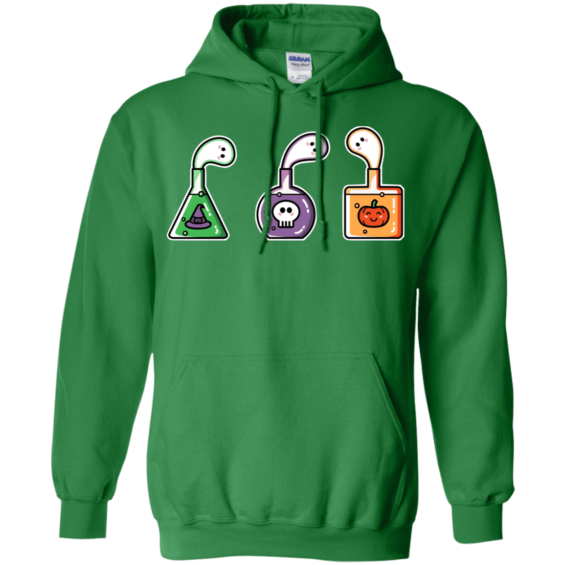 Sweatshirts Irish Green / S Kawaii Halloween Potions Pullover Hoodie