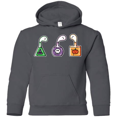 Sweatshirts Charcoal / YS Kawaii Halloween Potions Youth Hoodie