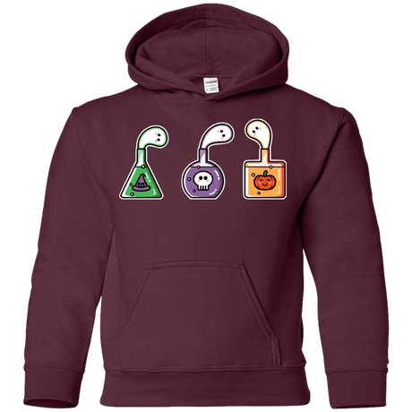 Sweatshirts Maroon / YS Kawaii Halloween Potions Youth Hoodie