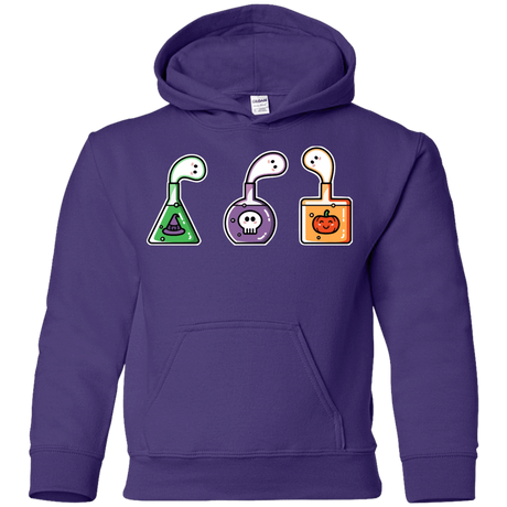 Sweatshirts Purple / YS Kawaii Halloween Potions Youth Hoodie