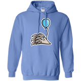 Sweatshirts Carolina Blue / S Kawaii Hedgehog with Balloon Pullover Hoodie