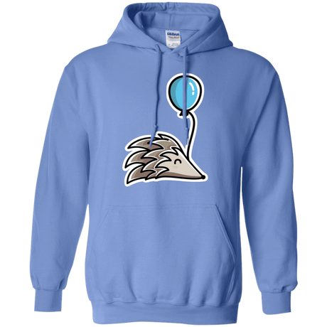 Sweatshirts Carolina Blue / S Kawaii Hedgehog with Balloon Pullover Hoodie