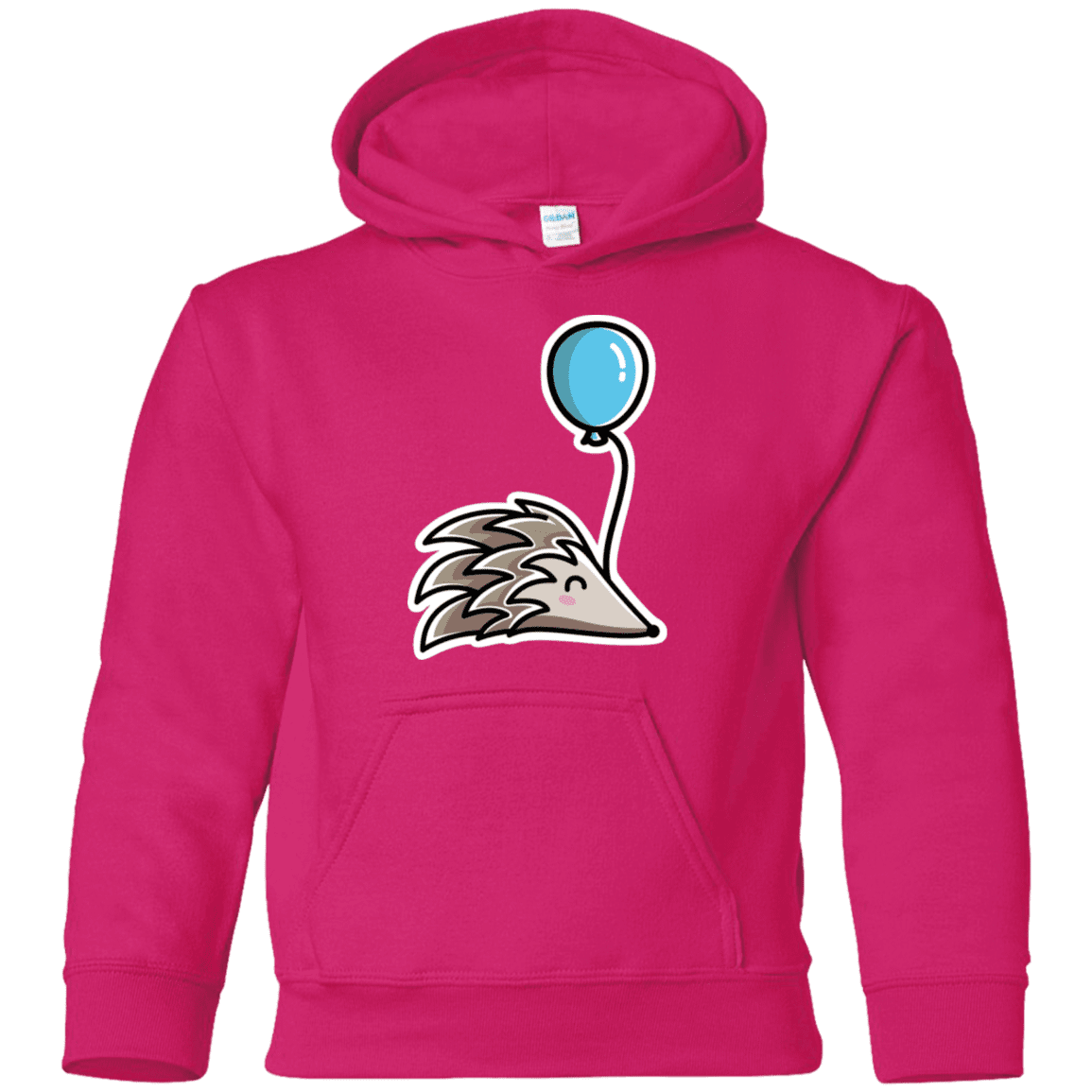 Sweatshirts Heliconia / YS Kawaii Hedgehog with Balloon Youth Hoodie