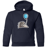 Sweatshirts Navy / YS Kawaii Hedgehog with Balloon Youth Hoodie