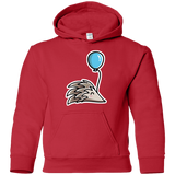 Sweatshirts Red / YS Kawaii Hedgehog with Balloon Youth Hoodie