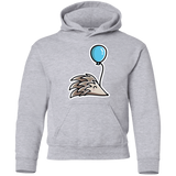 Sweatshirts Sport Grey / YS Kawaii Hedgehog with Balloon Youth Hoodie