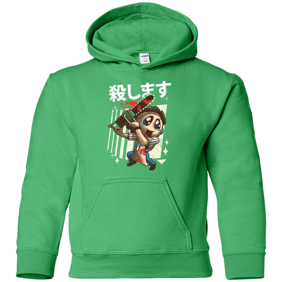 Sweatshirts Irish Green / YS Kawaii Kill Youth Hoodie