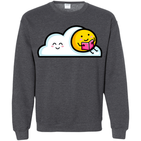 Sweatshirts Dark Heather / S Kawaii Love Summer Reading Crewneck Sweatshirt