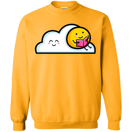 Sweatshirts Gold / S Kawaii Love Summer Reading Crewneck Sweatshirt