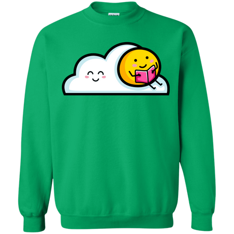 Sweatshirts Irish Green / S Kawaii Love Summer Reading Crewneck Sweatshirt