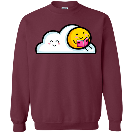 Sweatshirts Maroon / S Kawaii Love Summer Reading Crewneck Sweatshirt