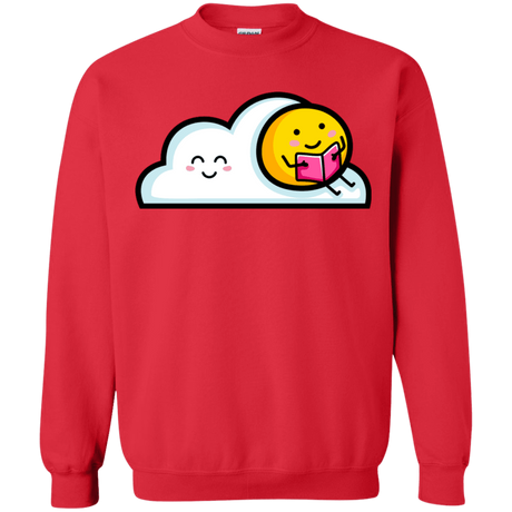 Sweatshirts Red / S Kawaii Love Summer Reading Crewneck Sweatshirt