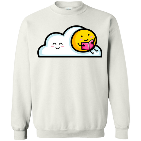 Sweatshirts White / S Kawaii Love Summer Reading Crewneck Sweatshirt