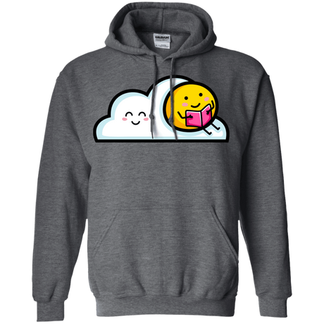 Sweatshirts Dark Heather / S Kawaii Love Summer Reading Pullover Hoodie