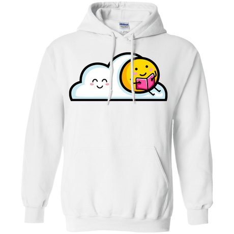 Sweatshirts White / S Kawaii Love Summer Reading Pullover Hoodie