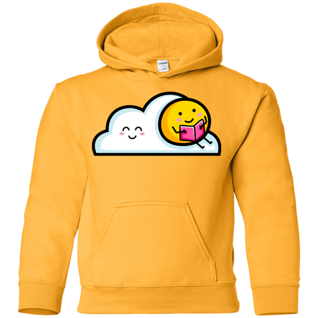 Sweatshirts Gold / YS Kawaii Love Summer Reading Youth Hoodie