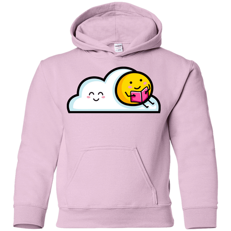 Sweatshirts Light Pink / YS Kawaii Love Summer Reading Youth Hoodie