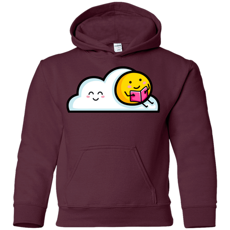 Sweatshirts Maroon / YS Kawaii Love Summer Reading Youth Hoodie