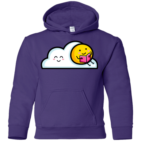 Sweatshirts Purple / YS Kawaii Love Summer Reading Youth Hoodie