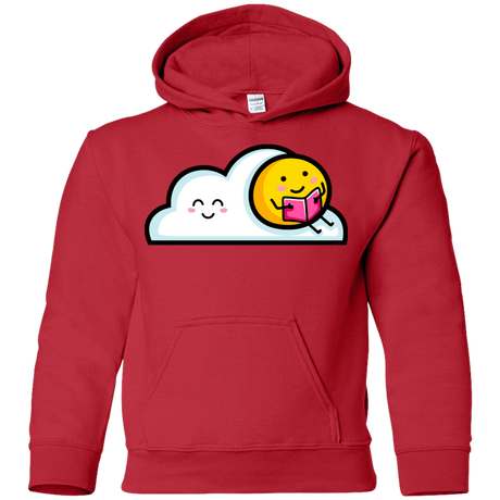 Sweatshirts Red / YS Kawaii Love Summer Reading Youth Hoodie