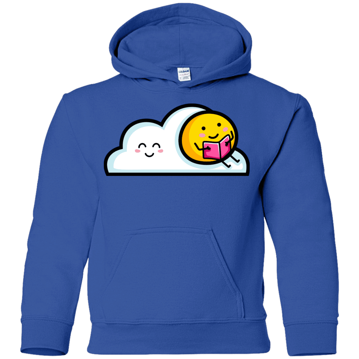 Sweatshirts Royal / YS Kawaii Love Summer Reading Youth Hoodie