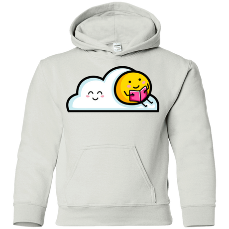 Sweatshirts White / YS Kawaii Love Summer Reading Youth Hoodie