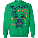 Sweatshirts Irish Green / Small Kawaii Marshmallow Crewneck Sweatshirt
