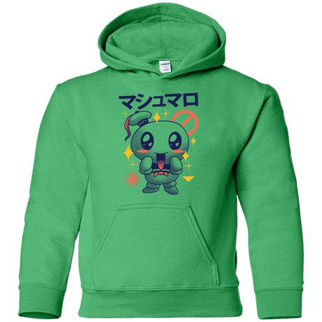Sweatshirts Irish Green / YS Kawaii Marshmallow Youth Hoodie