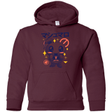 Sweatshirts Maroon / YS Kawaii Marshmallow Youth Hoodie