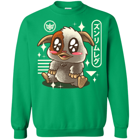Sweatshirts Irish Green / Small Kawaii Mogwai Crewneck Sweatshirt