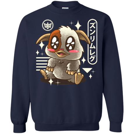 Sweatshirts Navy / Small Kawaii Mogwai Crewneck Sweatshirt