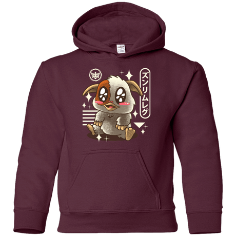 Sweatshirts Maroon / YS Kawaii Mogwai Youth Hoodie
