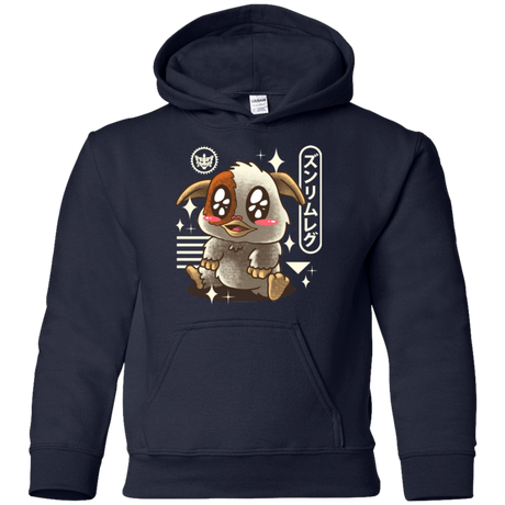 Sweatshirts Navy / YS Kawaii Mogwai Youth Hoodie