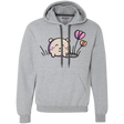 Sweatshirts Sport Grey / S Kawaii Mouse and Tulips Premium Fleece Hoodie