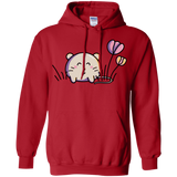 Sweatshirts Red / S Kawaii Mouse and Tulips Pullover Hoodie