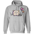 Sweatshirts Sport Grey / S Kawaii Mouse and Tulips Pullover Hoodie