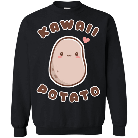 Sweatshirts Black / S Kawaii Potato Crewneck Sweatshirt