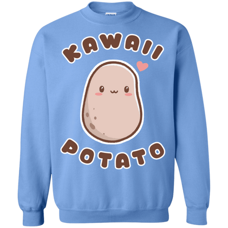 Sweatshirts Carolina Blue / S Kawaii Potato Crewneck Sweatshirt