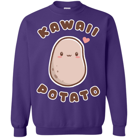 Sweatshirts Purple / S Kawaii Potato Crewneck Sweatshirt