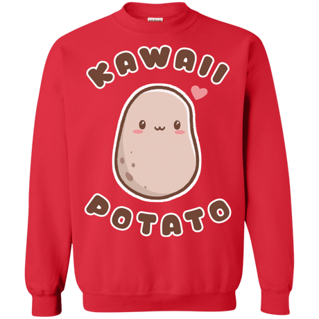 Sweatshirts Red / S Kawaii Potato Crewneck Sweatshirt